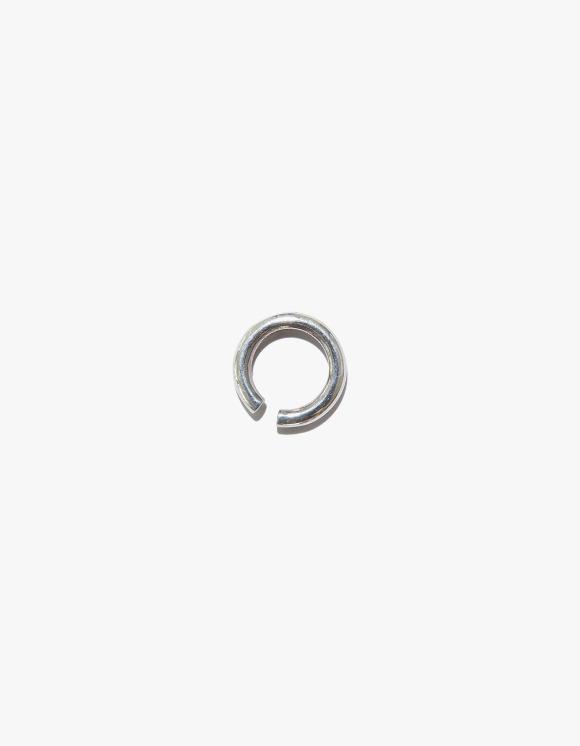 Round Single Ear Cuff - Silver