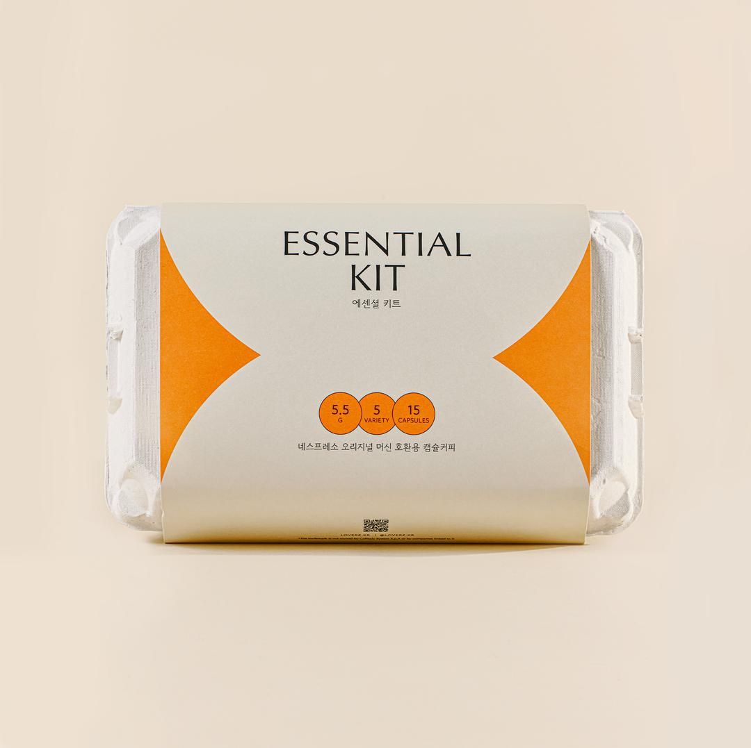 [에센셜 키트] 네스프레소 오리지널 머신 호환용 캡슐커피(15알)