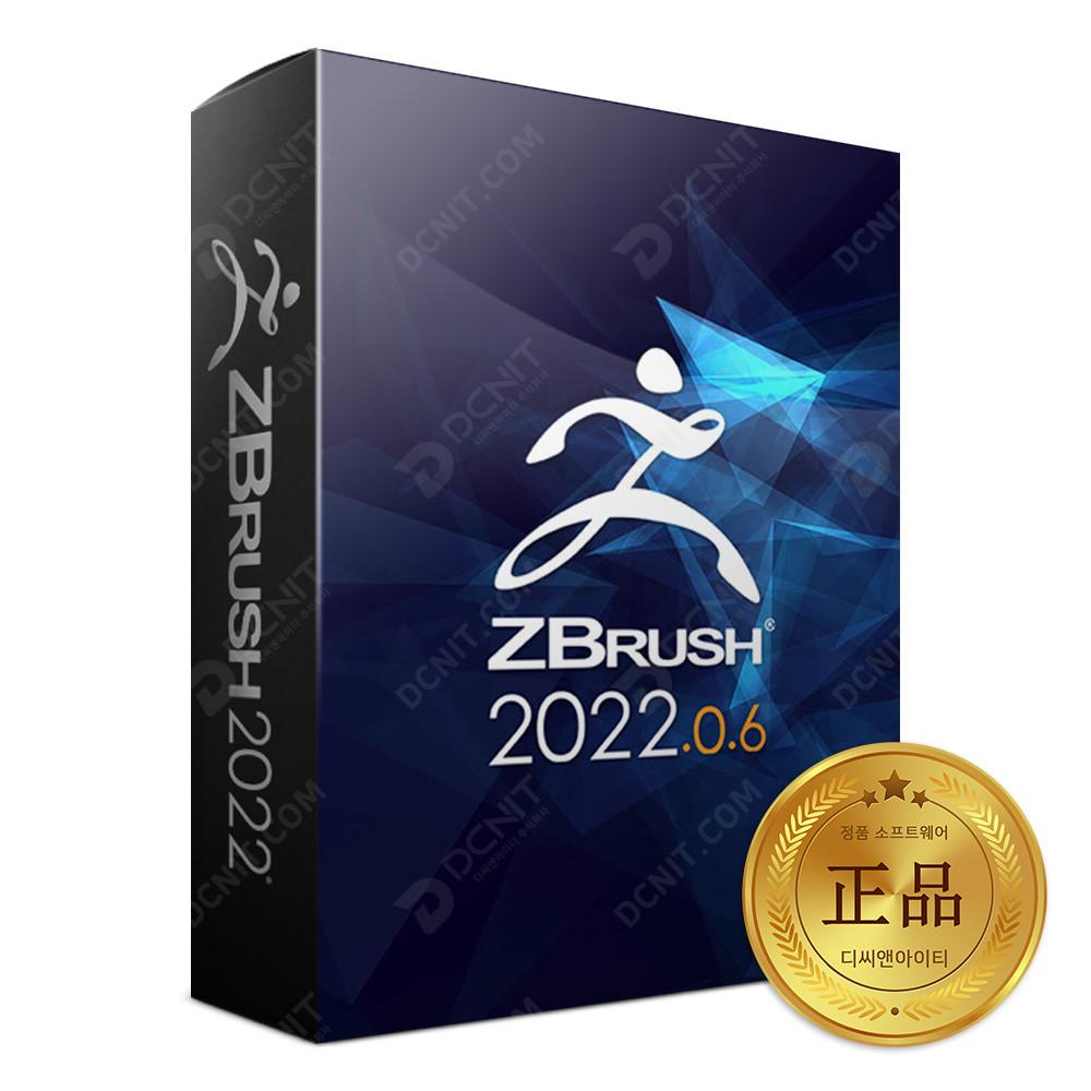 ZBrush 2022 지브러쉬 영구사용 (개인, 기업, 상업용) 지브러시 프로그램