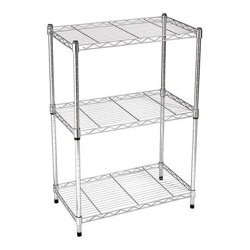 정리중독 메탈랙 스탠드 선반 + 이동식 바퀴 세트 - 선반/트롤리 | 쿠팡