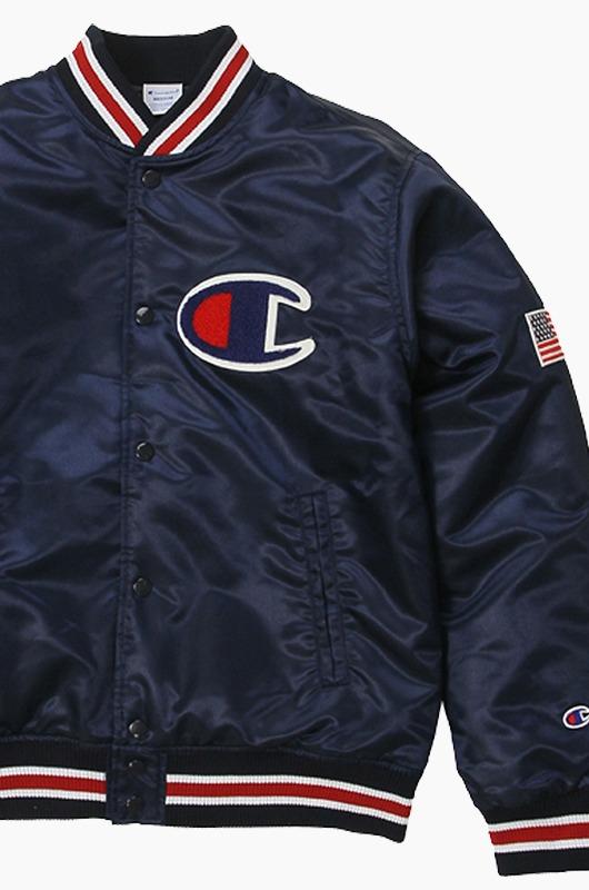 CHAMPION (JAPAN) Baseball Jacket(C3-G612) Navy