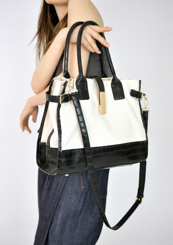 classy canvas bag(2color)