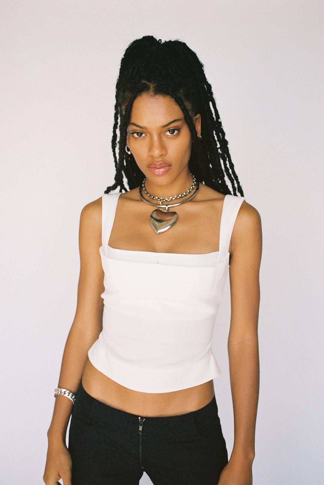 IMOGENE CORSET - WHITE - WHITE / 4XL