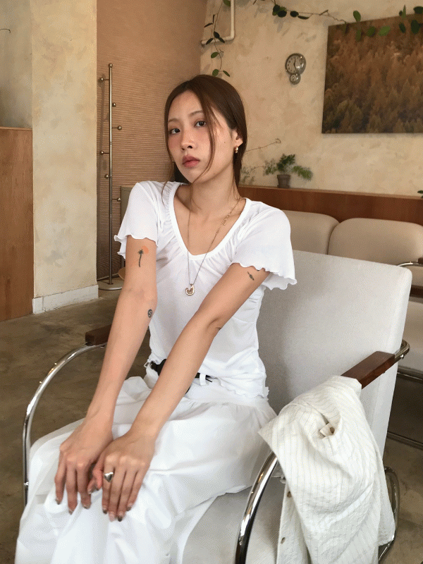 (단독, 화이트 당일발송) 벨 셔링 티