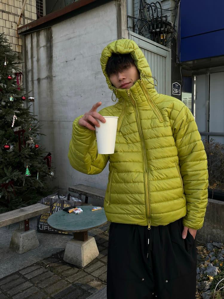 (DM폭주)카스타니 경량후드패딩4C