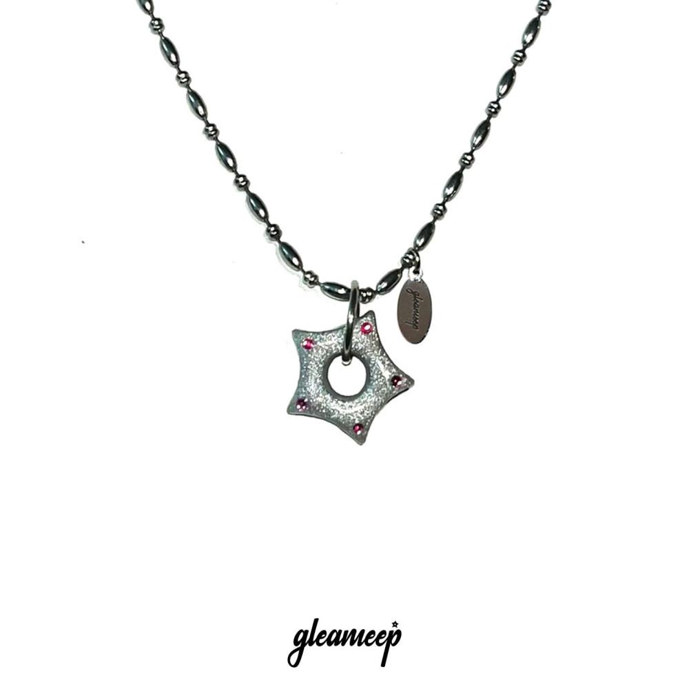 gleaming little star necklace [silver bolt]