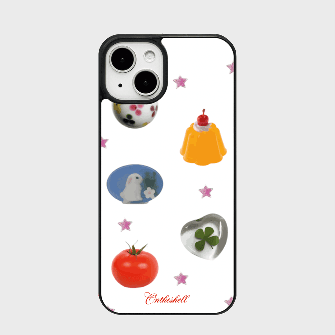 [에폭시 범퍼 케이스] 행운아이템 _ 네잎클로버 오브제 Phonecase