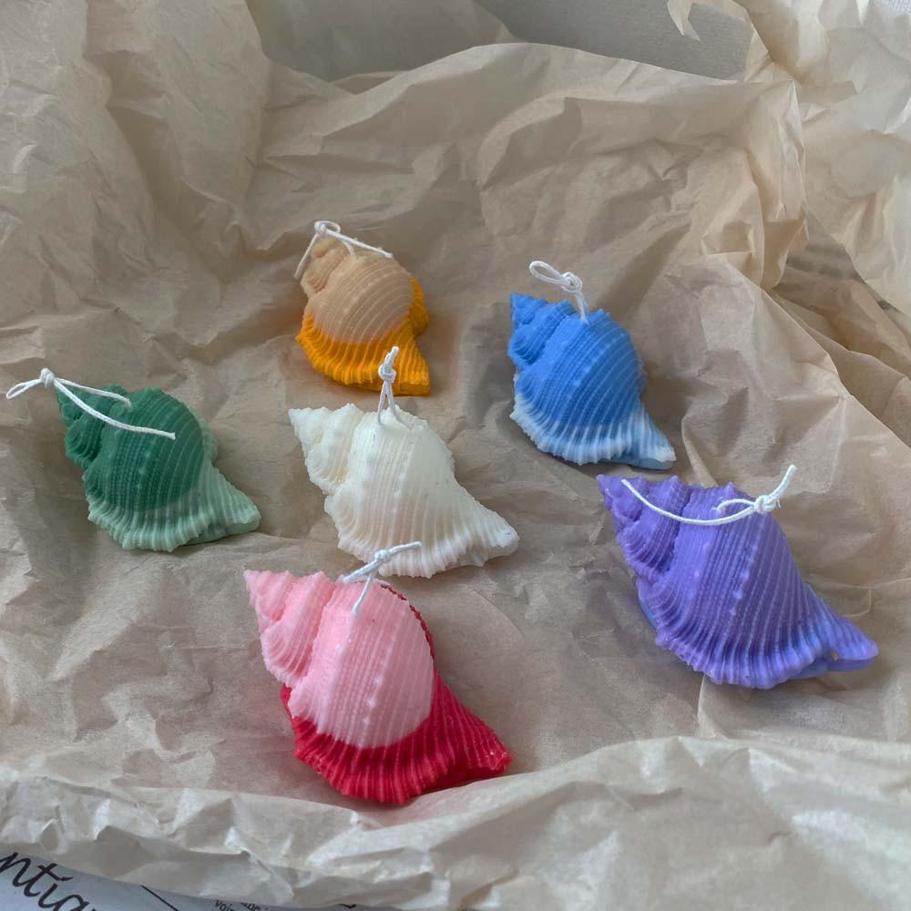 오브제캔들 소라 모양 소품 집들이 필라 캔들 생일 선물 여자친구 발렌타인