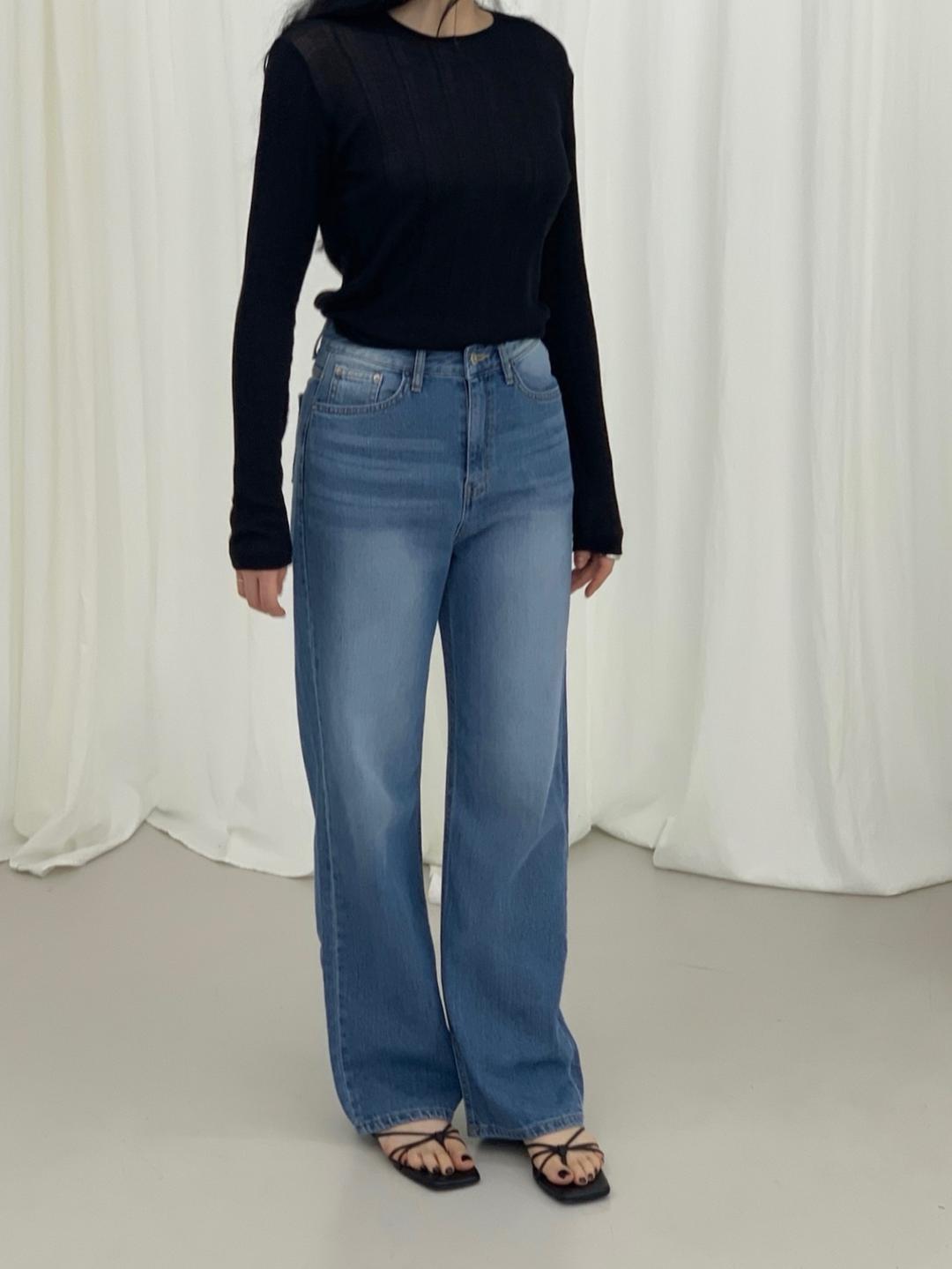 Classic straight denim