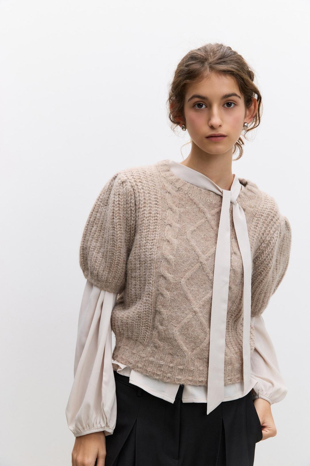 (예약배송) Sofy Knit Top / Brown