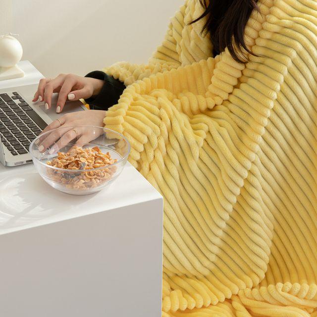 덮는 후리스 밍크 극세사 무릎 담요