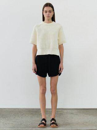 Lounge Knit Shorts, Black