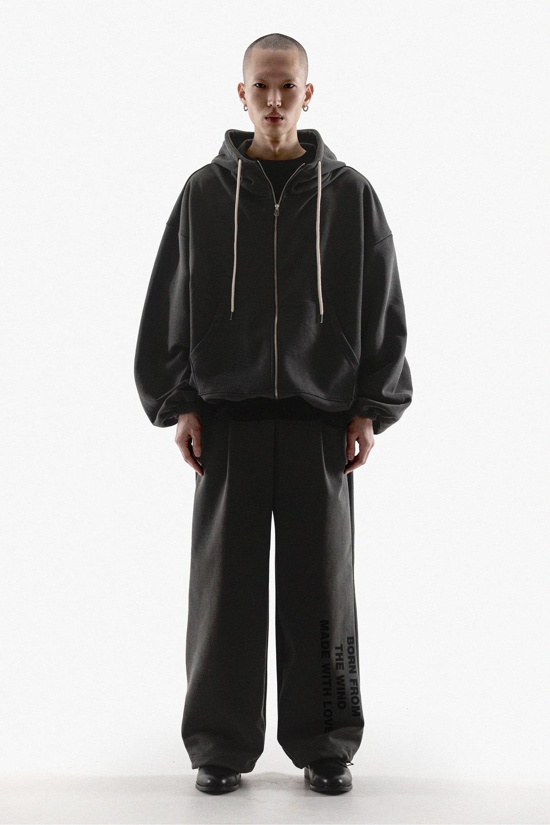 MWL STRING ONE TUCK PANTS - PIGMENT BLACK