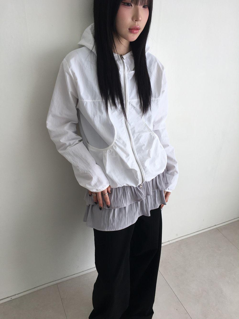 샵오르 버번 나일론 바람막이 (3colors)