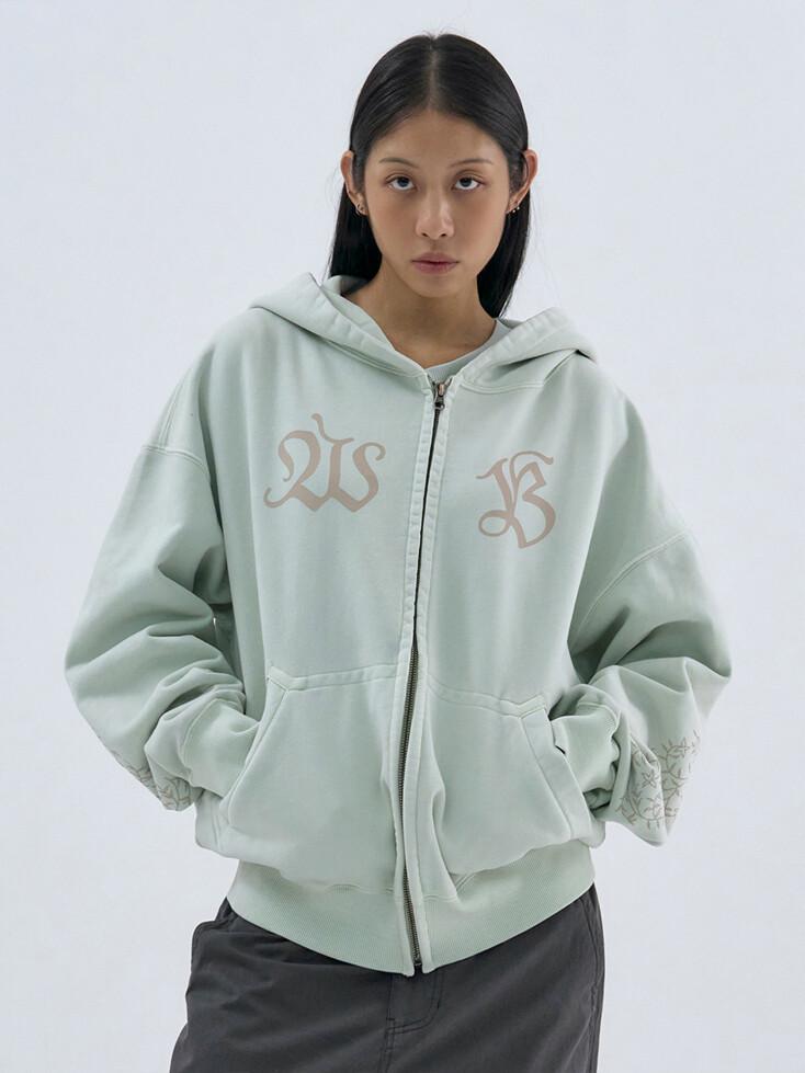 HOWtoWB Zipup Hoodie Mint