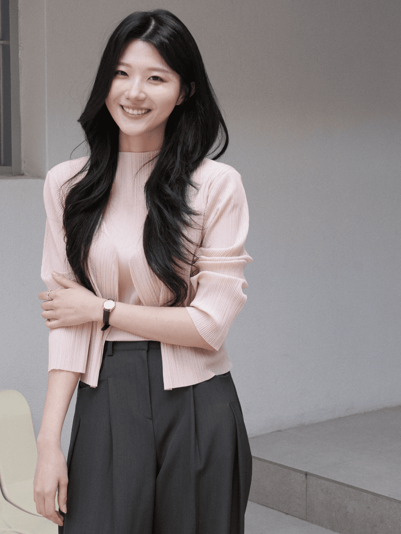 *에약 오더* [Nouarté] 로에르 플리츠 세트 (블러시 핑크)