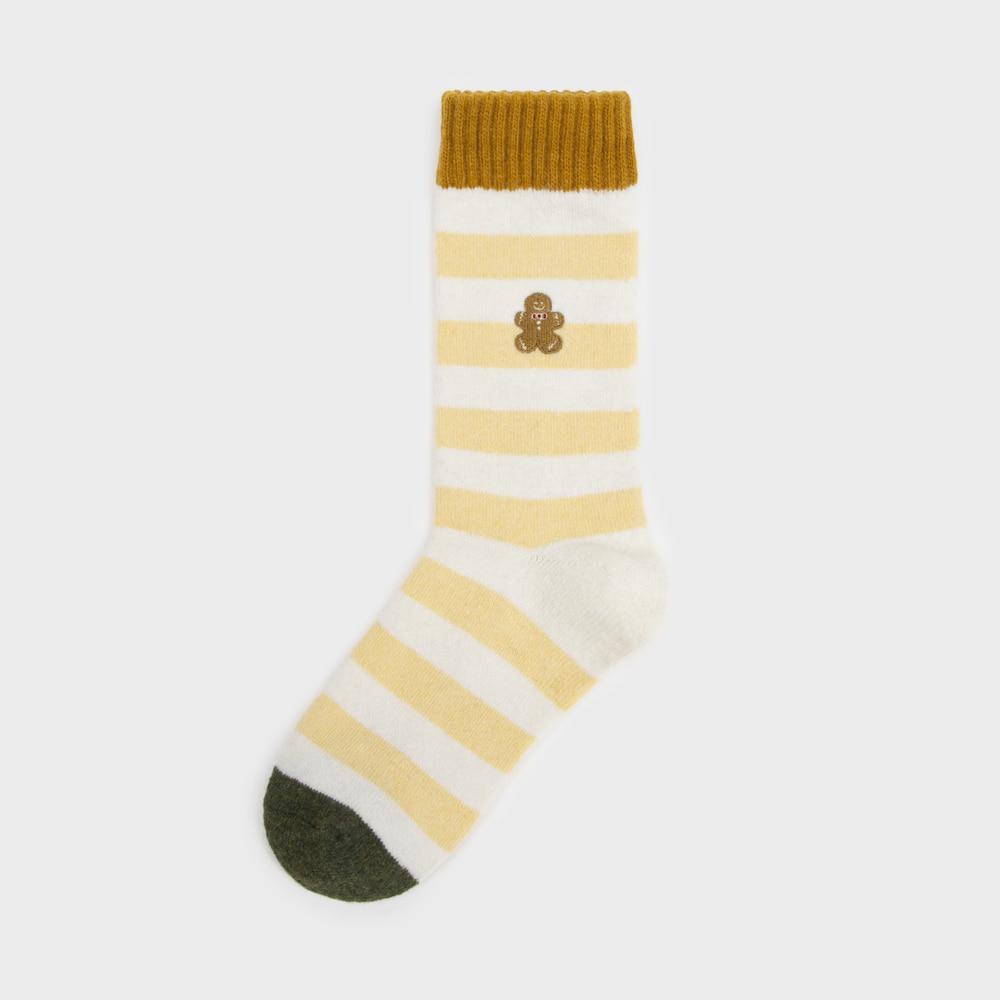 wool stripe gingerbread man