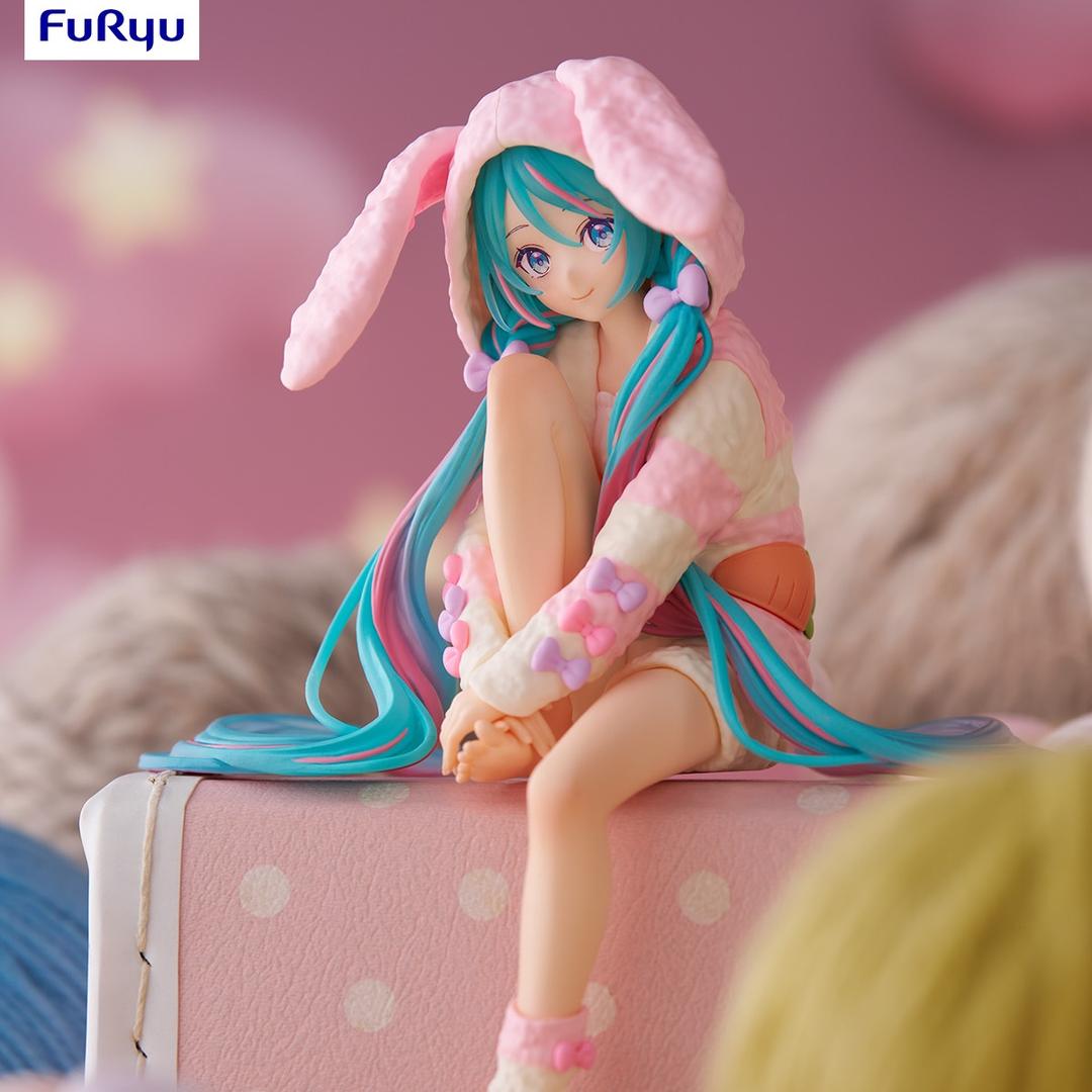 [2024년 11월 발매/12~1월 입고예정]후류 보컬로이드 하츠네 미쿠 누들 스토퍼 피규어 토끼귀 후드 ver 일본 내수용