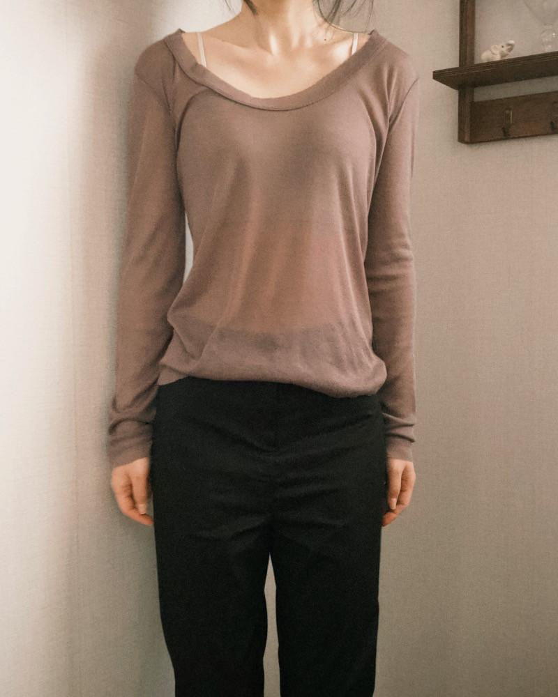 glow round top (mocha)