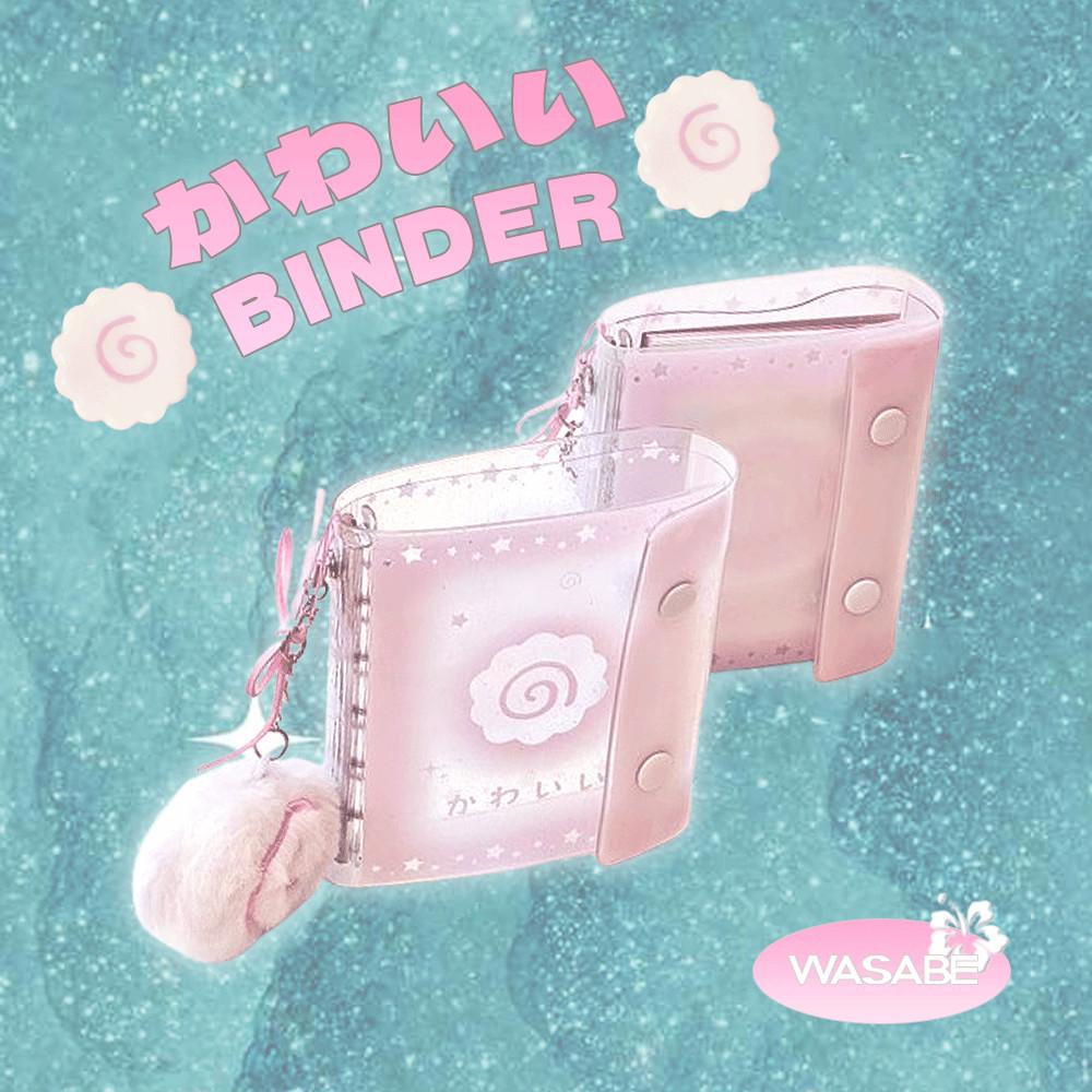 [예약판매] 와사베 나루토마키 PVC 다이어리 카와이 버전 바인더 m5