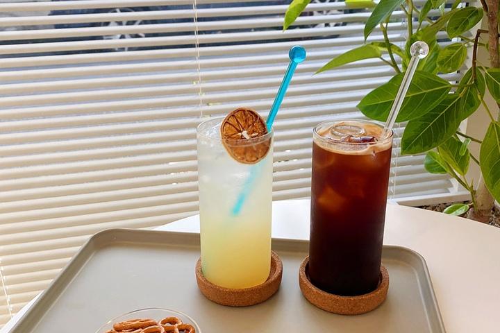 투명 볼 아크릴 롱 티스푼 유리 스타일 하이볼 머들러 커피 칵테일 스틱 스푼 2color