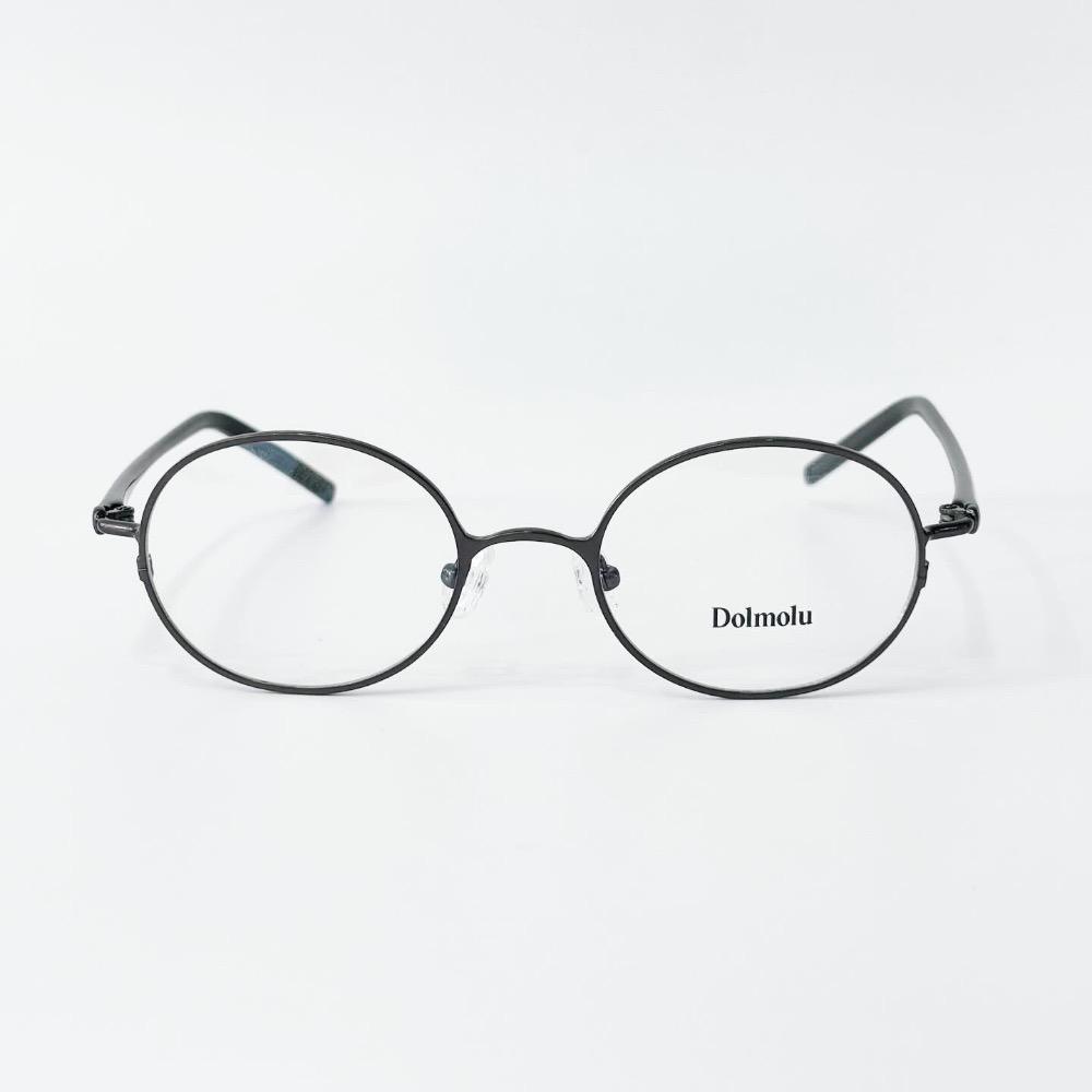 Dolmolu gray round deadstock vintage glasses