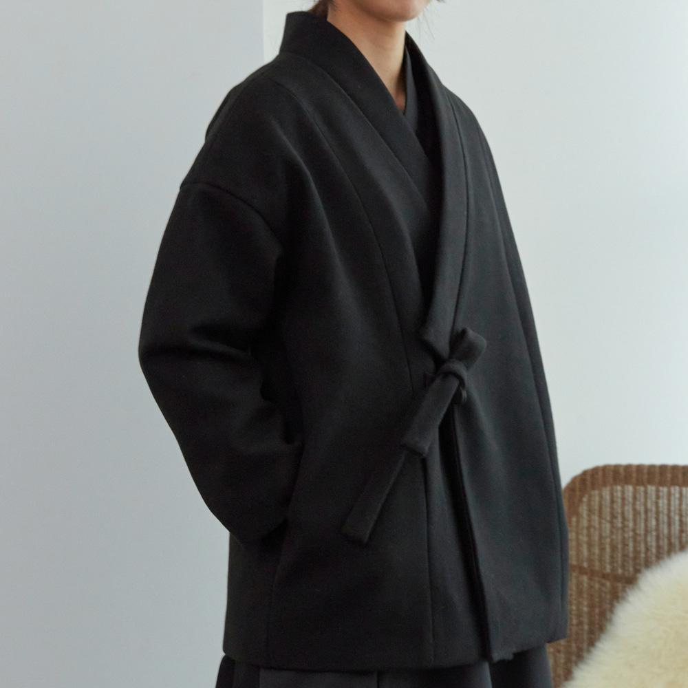 다래원한복 생활한복 반코트 포근 블랙