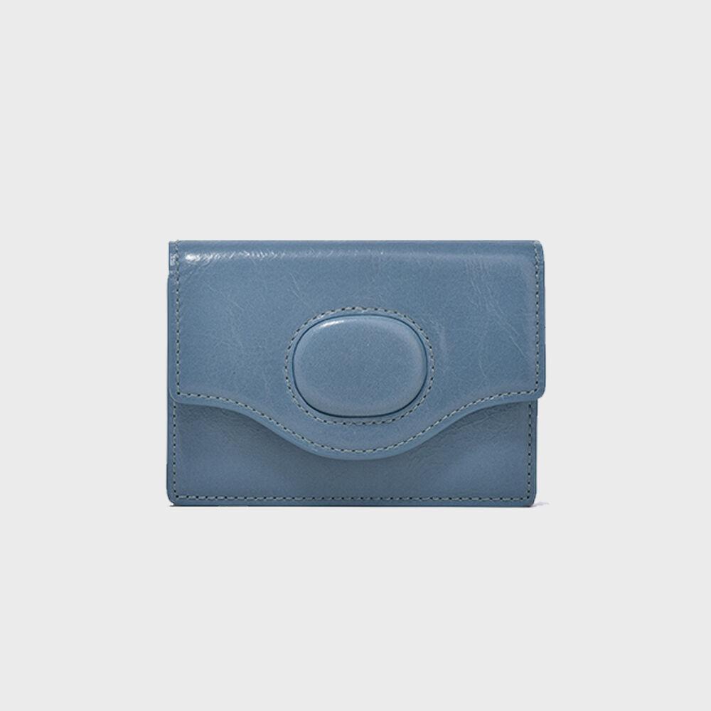 EGGSHELL CARD WALLET_DUSTY BLUE