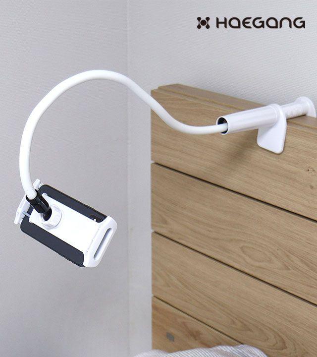 침대 핸드폰 거치대 고급형 / 휴대폰 태블릿 아이패드 스마트폰 자바라 누워서 갤럭시탭 패드 아이폰 코브라