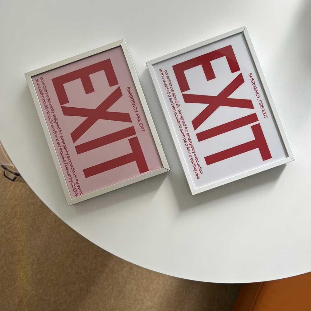 [씨디이에프지] FRAME SIGN (3 type, 3 color)