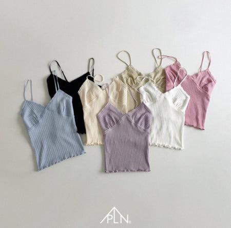 이런 상품 어때요? 더플랜 리즈 레이스 나시 뷔스티에 탑 THE PLAN 당일배송
