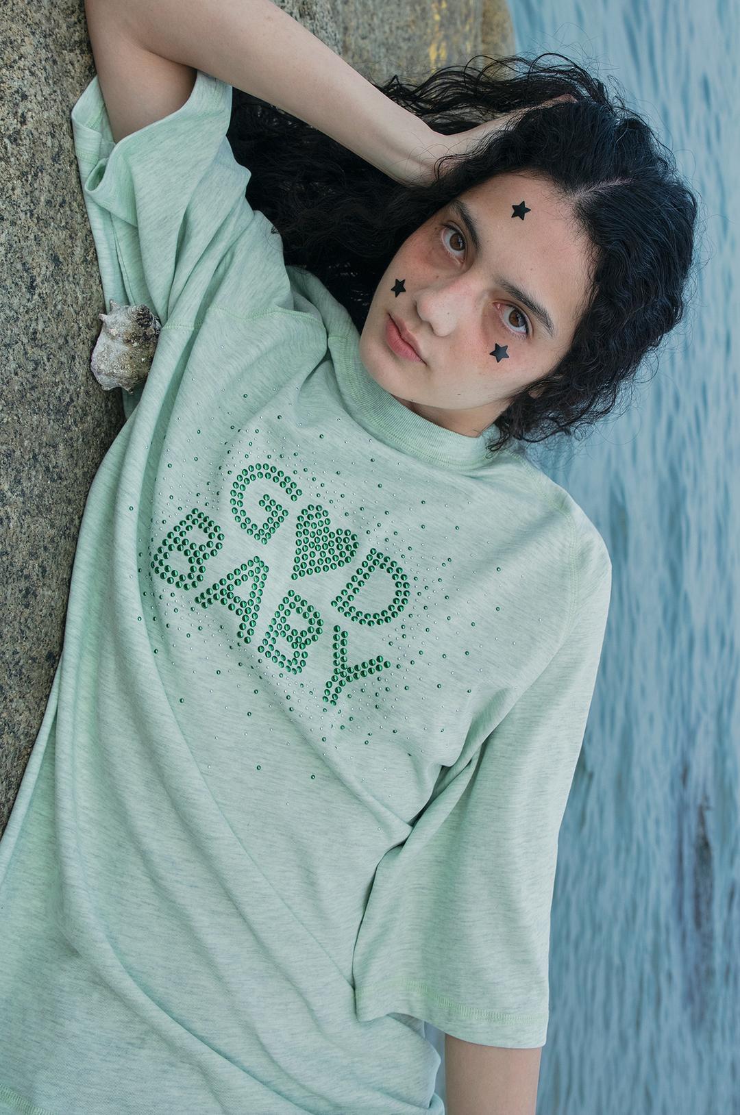 G_GOD_BABY T_SHIRTS / BABY GREEN