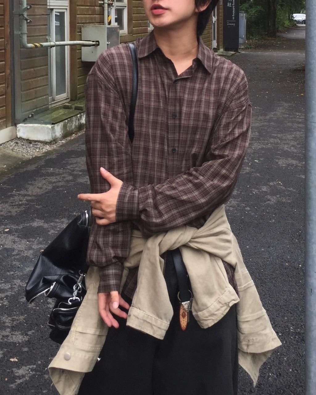 머츄어 매치 체크셔츠 3C