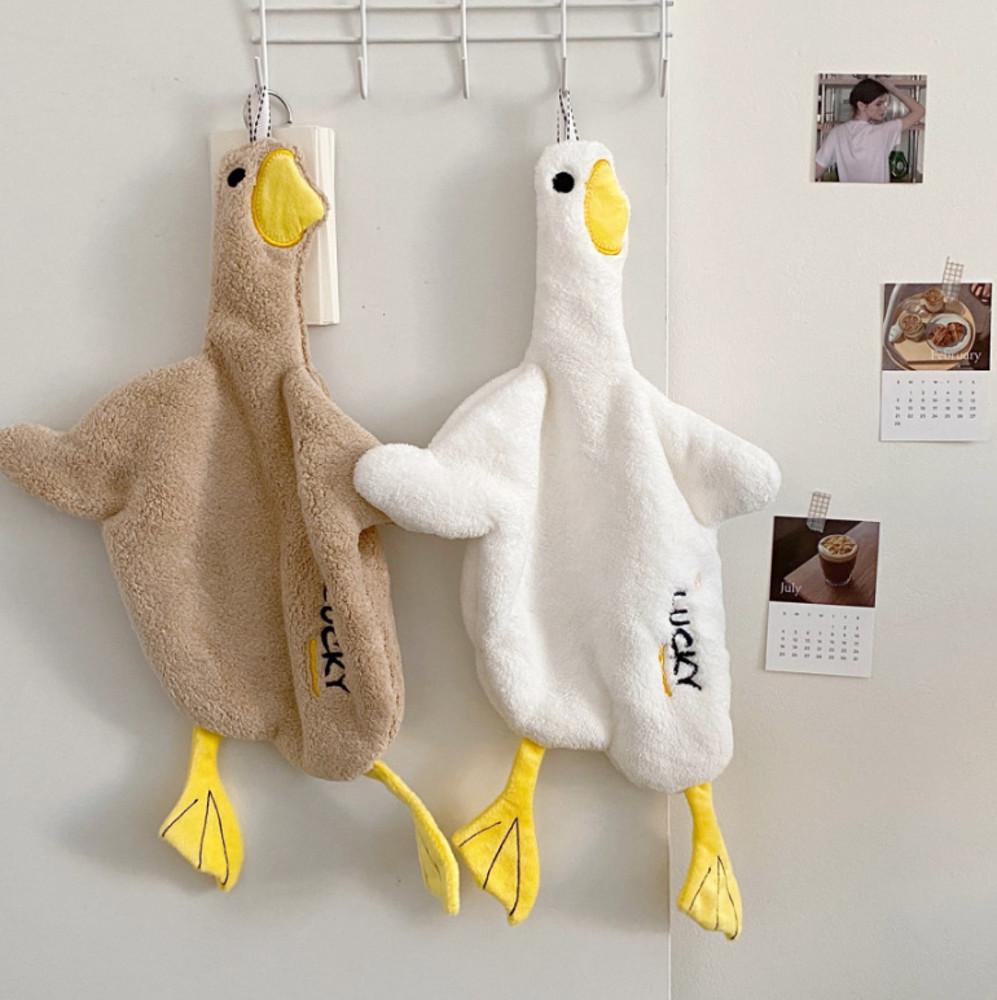 [국내배송] 오리 핸드타올 주방 수건 행주 극세사타올