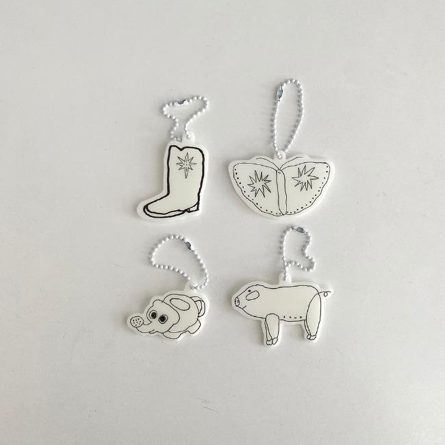 [이나피스퀘어] INAP KEYRING 4종