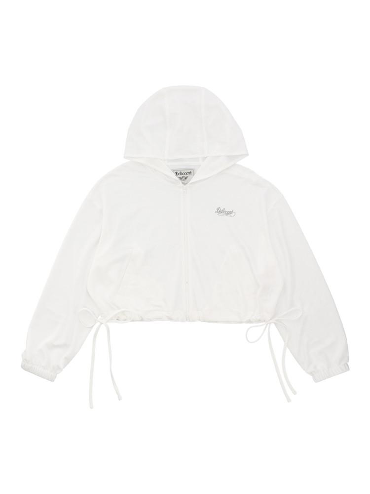 피케 후디 점퍼 [WHITE]