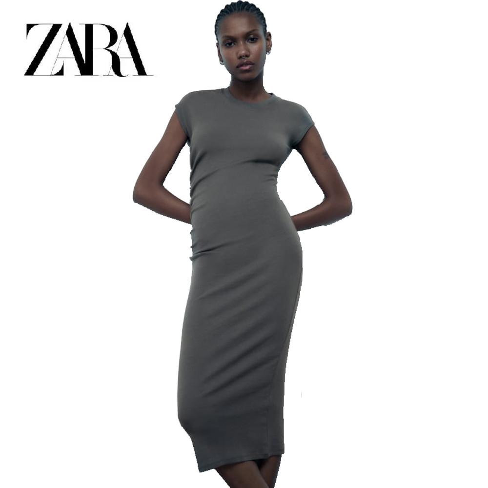 자라 여성 사이드 셔링 원피스 블랙 그레이 베이지 3종
