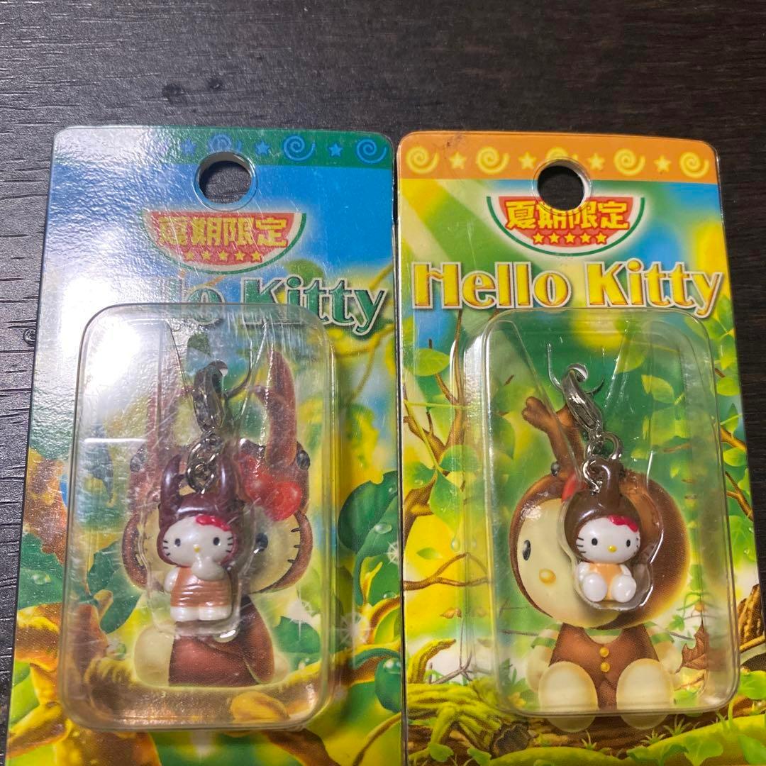 ご当地キティ　夏季限定 カブトムシ　クワガタ　2003年2個セット 昭和レトロ。