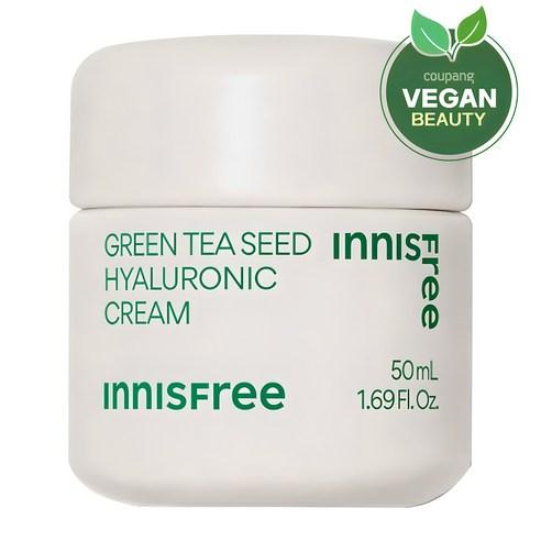 이니스프리 New 그린티 씨드 히알루론산 고수분 크림, 50ml, 1개 - 여성스킨케어 | 쿠팡