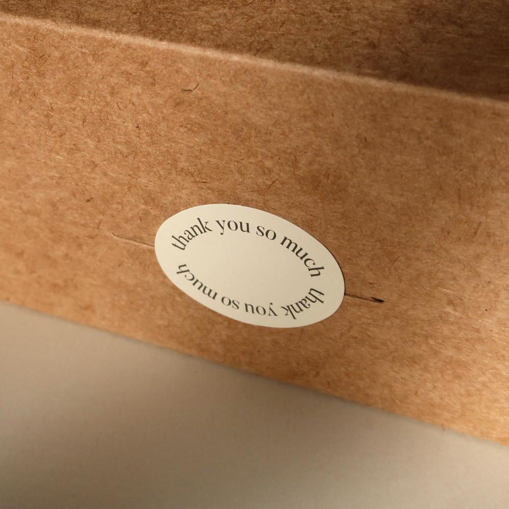 SS06 땡큐 타원스티커 40매