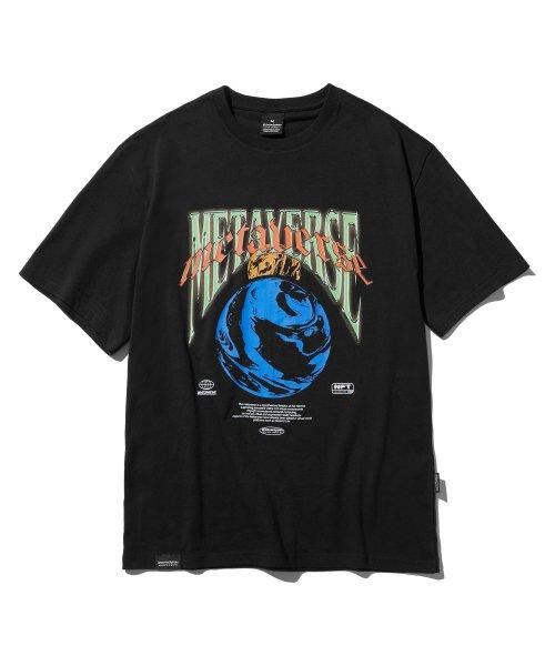 METAVERSE T-SHIRTS (BLACK) [LRQMCTA422M]