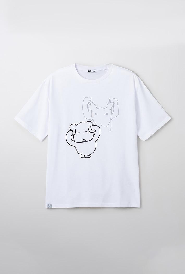 [가나디] 반팔 티셔츠(TWO_TONE)_SPRLF38U02