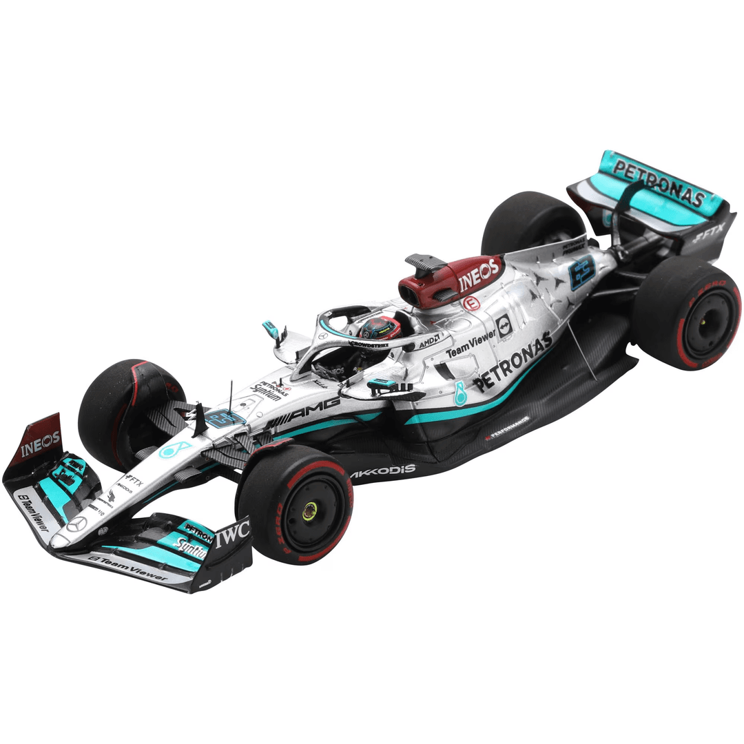 Mercedes AMG Petronas F1 No.63 W13 E Performance 4th Place Bahrain GP - George Russell 1:43 Model