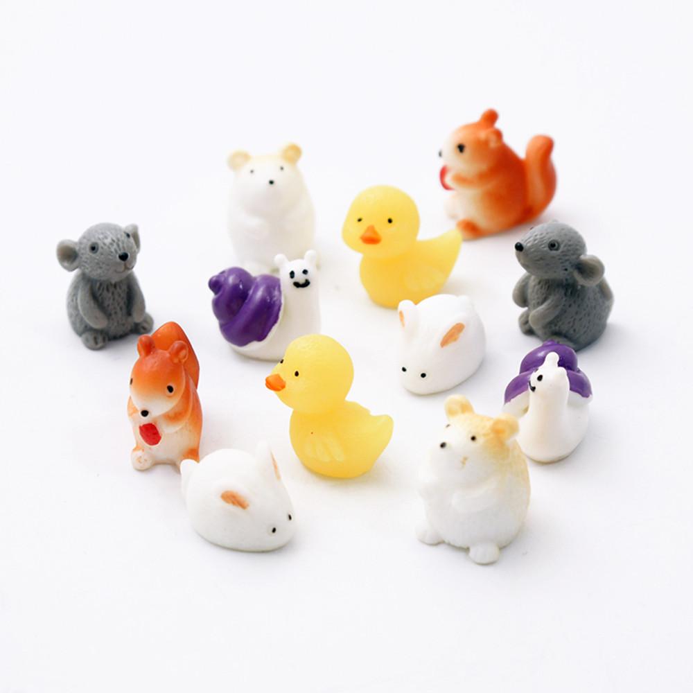 숲속동물들 12p 테라리움 만들기 DIY 재료 장식소품 미니어처 포레스