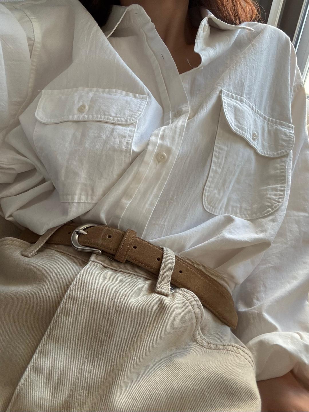 flap pocket washing sh-ivory