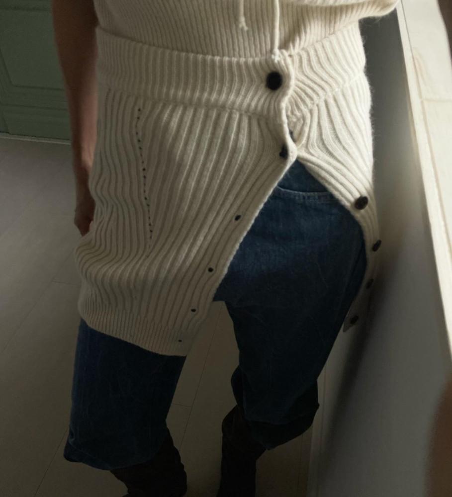 브리드 헤어리 울 탑&스커트