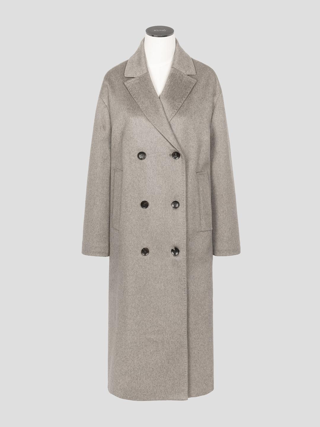 [Icon] Cashmere Double Coat - Beige