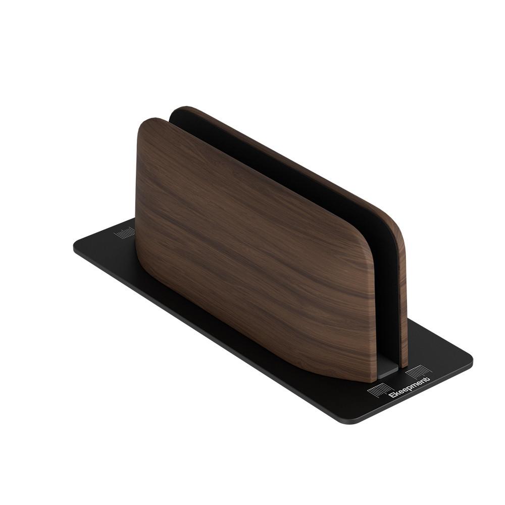 Ekeepment 우드클램쉘 노트북 태블릿 수직 세로 클램쉘 거치대