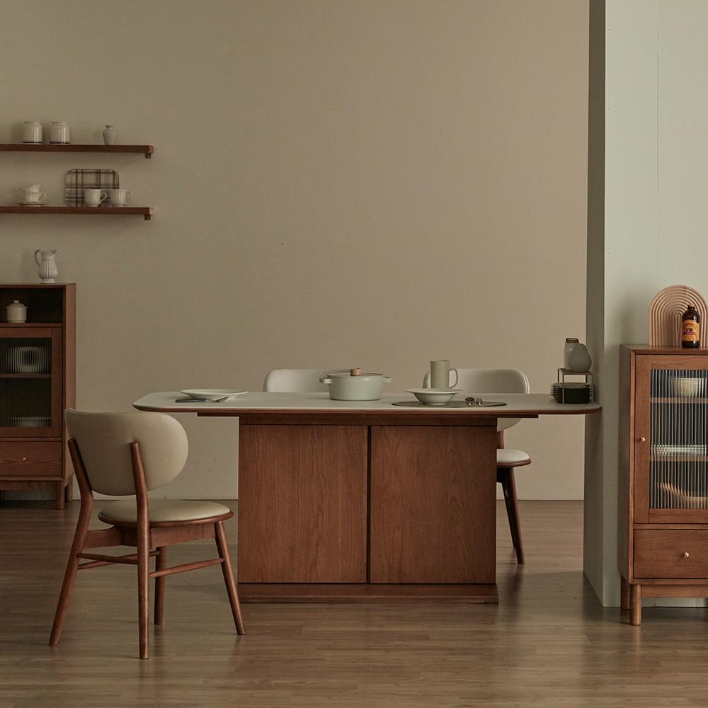 (NEW)라움에스알 4인용 아일랜드 세라믹식탁 세트 1400/1600