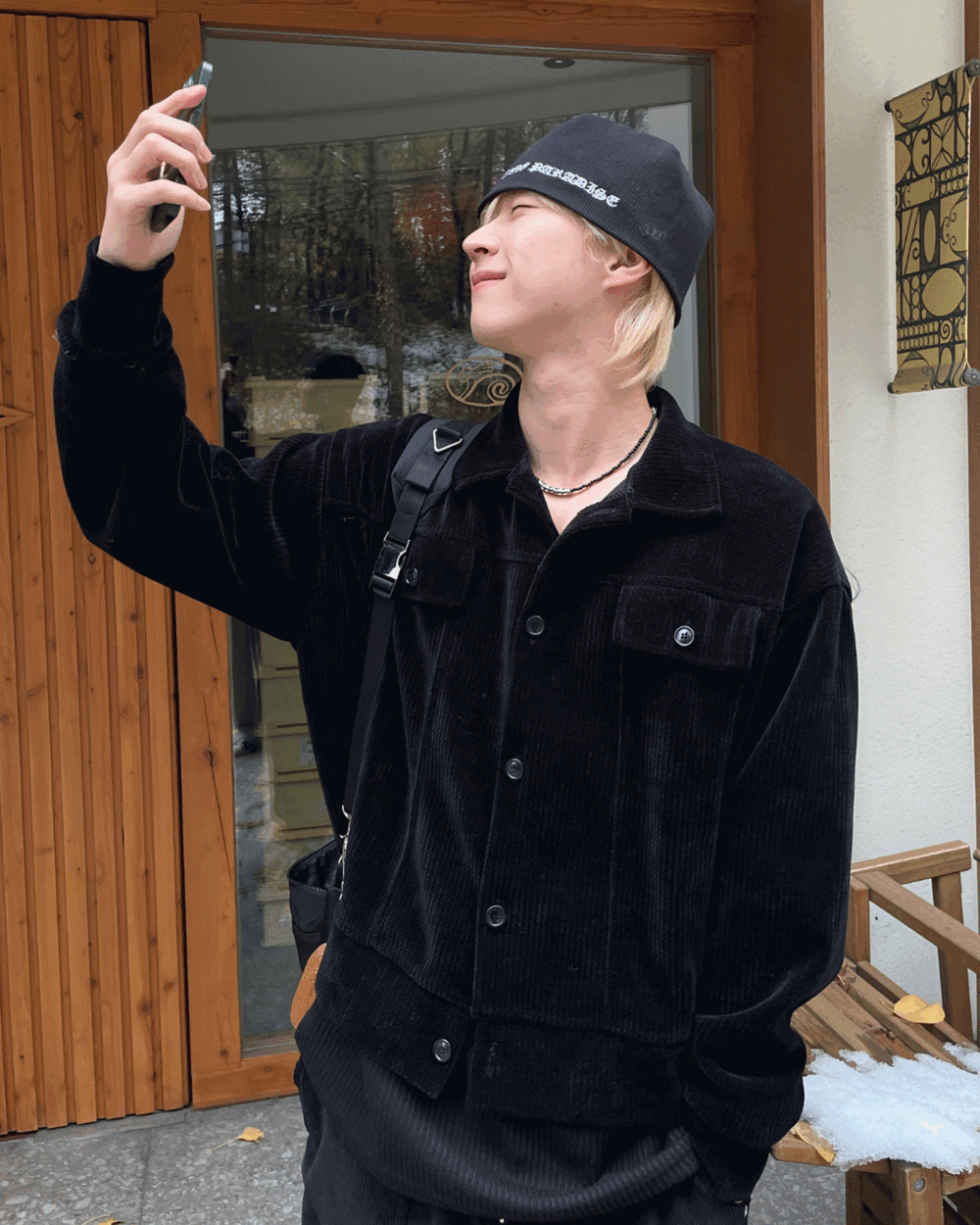 (특가)벨벳 트러커 가디건 (3color)